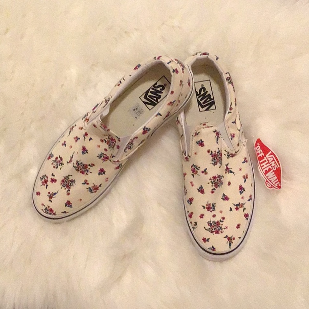 Vans Floral Slip-ons